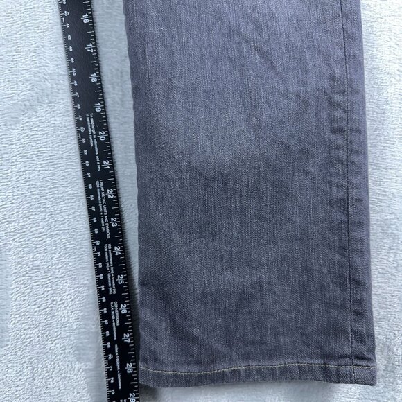 Eddie Bauer Straight Leg Jeans Specially Dyed Mid Rise Women's Gray Size 30X30 - Picture 10 of 12